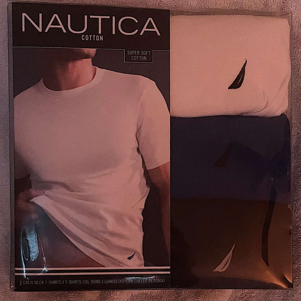 Nautica crew neck 3 pack XL
